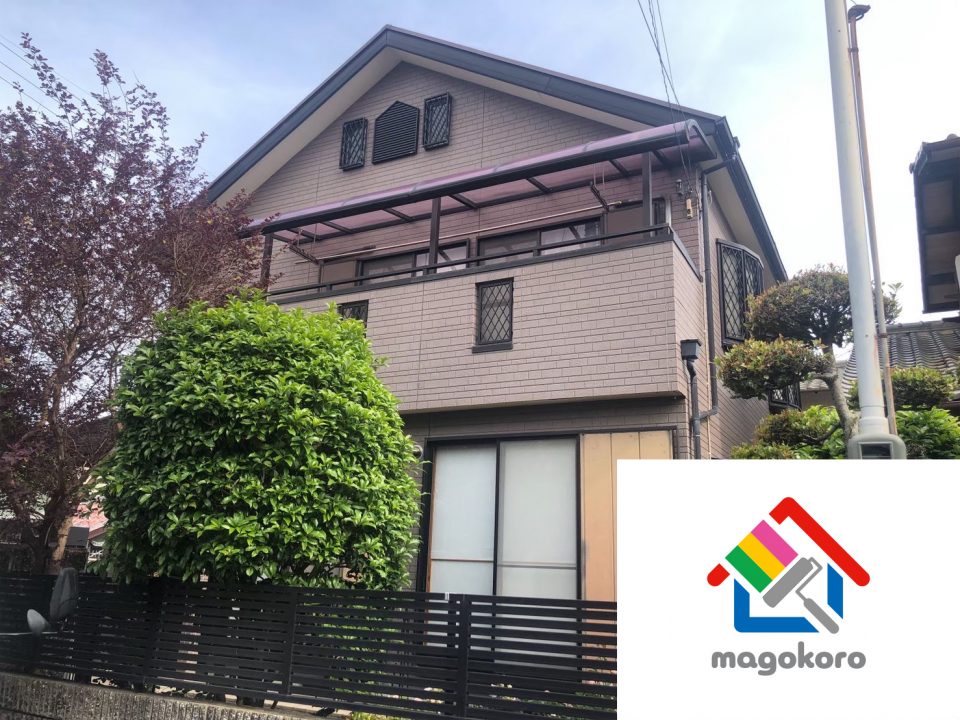 松原市阿保町 M様 屋根補修工事／屋根・外壁・その他塗装工事／コーキング打ち替え工事 [before]