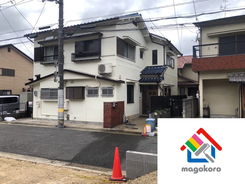 堺市堺区七条通 T様 外壁塗装工事／屋根しっくい工事／瓦止め工事 [after]