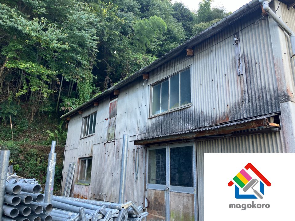 岸和田市内畑町 A様 屋根・外壁・その他塗装工事 [before]