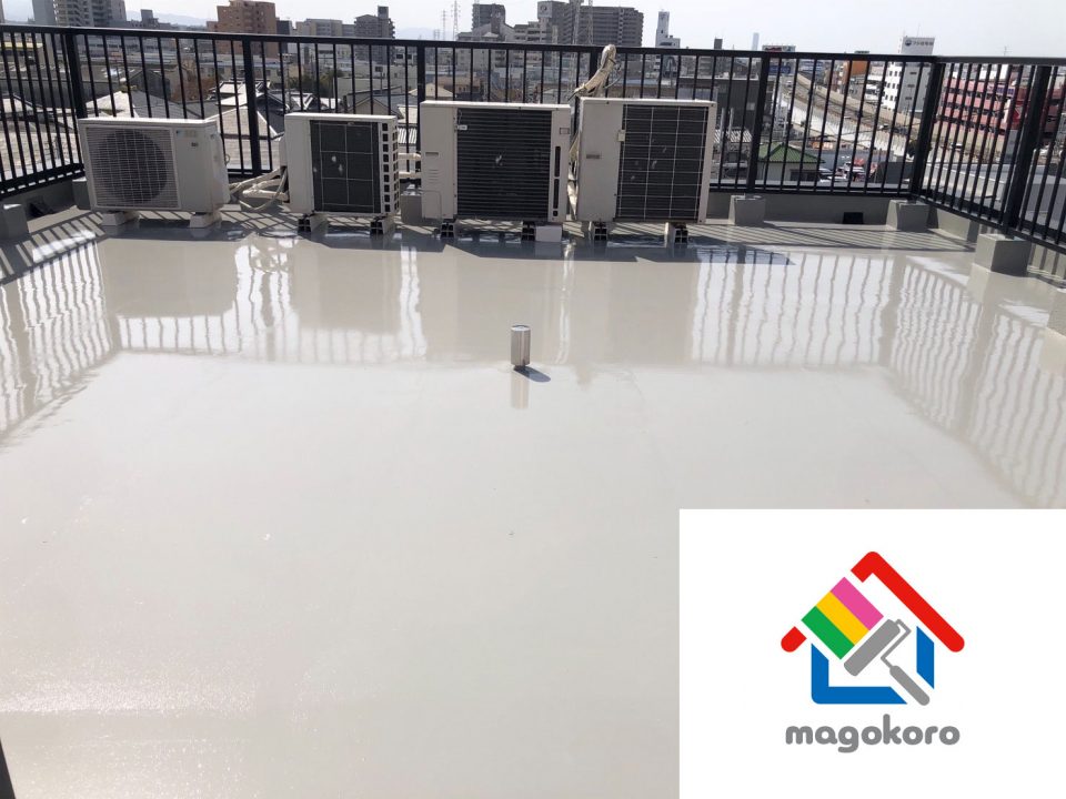 岸和田市作才町Aビル 屋上防水工事 [after]