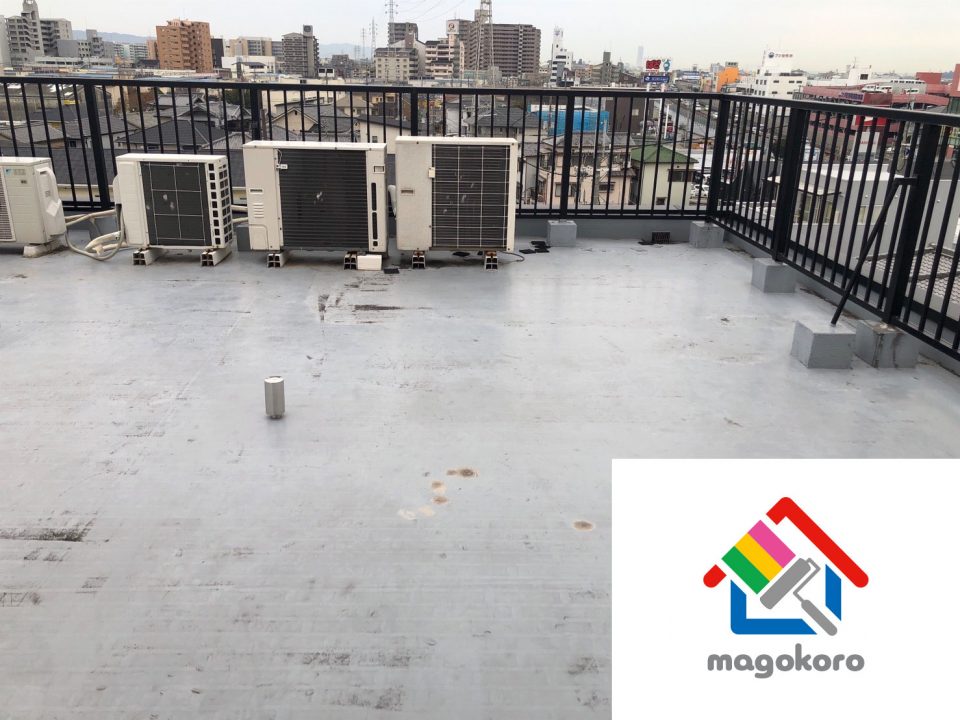 岸和田市作才町Aビル 屋上防水工事 [before]